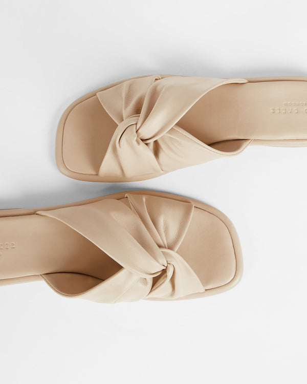 <P>Soft Leather Flat Sandal</P>